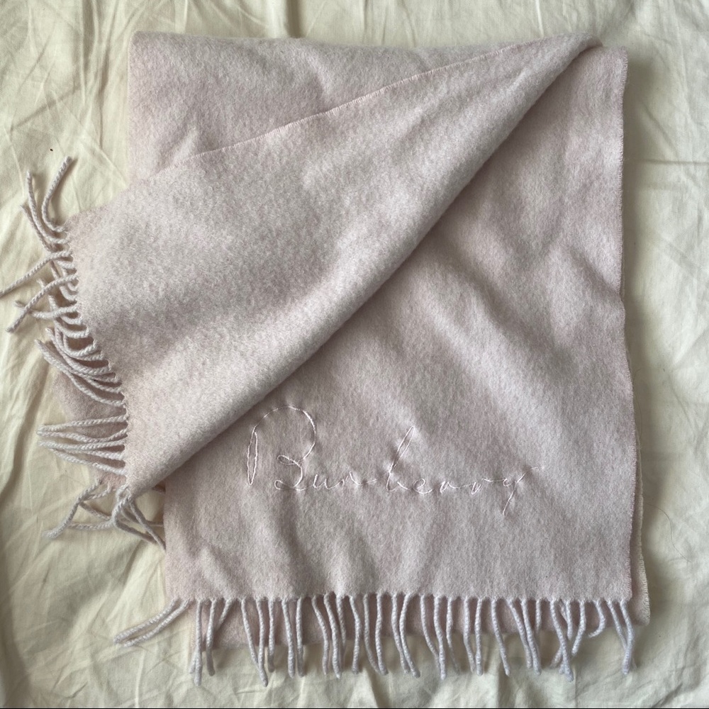Burberry Light Pink Cashmere Scarf